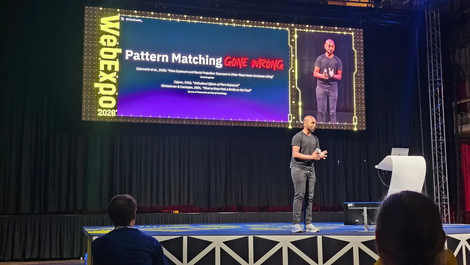 Akční Tejas Kumar na WebExpo 2026