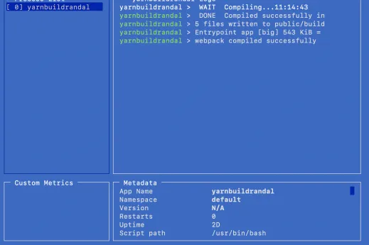 PM2: pokročilý správce procesů pro Node.js