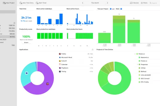 Timing App: skvělá aplikace na měření času u počítače i nad projekty