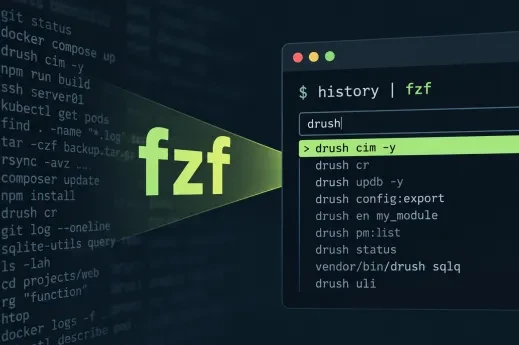fzf: rychlejší hledání v historii příkazového řádku