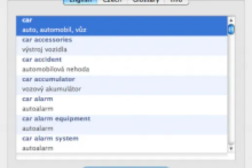 Tipy pro Mac OS: pomůcky pro překlad jazyků
