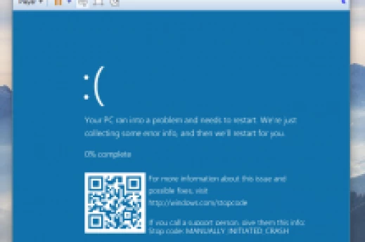 Microsoft vylepší modrou obrazovku smrti