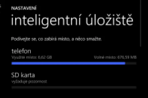 Jak naformátovat micro SD kartu ve Windows Phone?