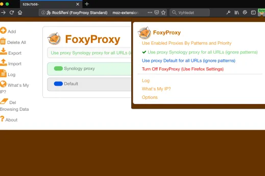 Dva weby z různých adres na jednom počítači? Pomůže FoxyProxy