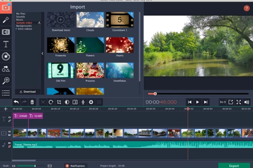 Movavi Video Editor: když chcete náhradu Movie Makeru nebo alternativu iMovie