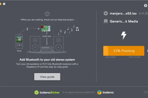 Etcher: jak snadno vytvořit bootovací USB flashdisk